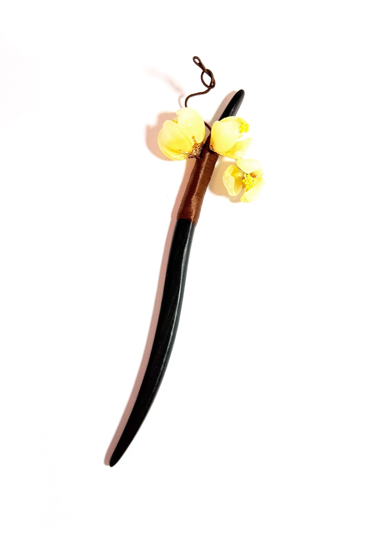 Épingle à cheveux en bois - Série Fleurs d’Orient - HanWen Shop