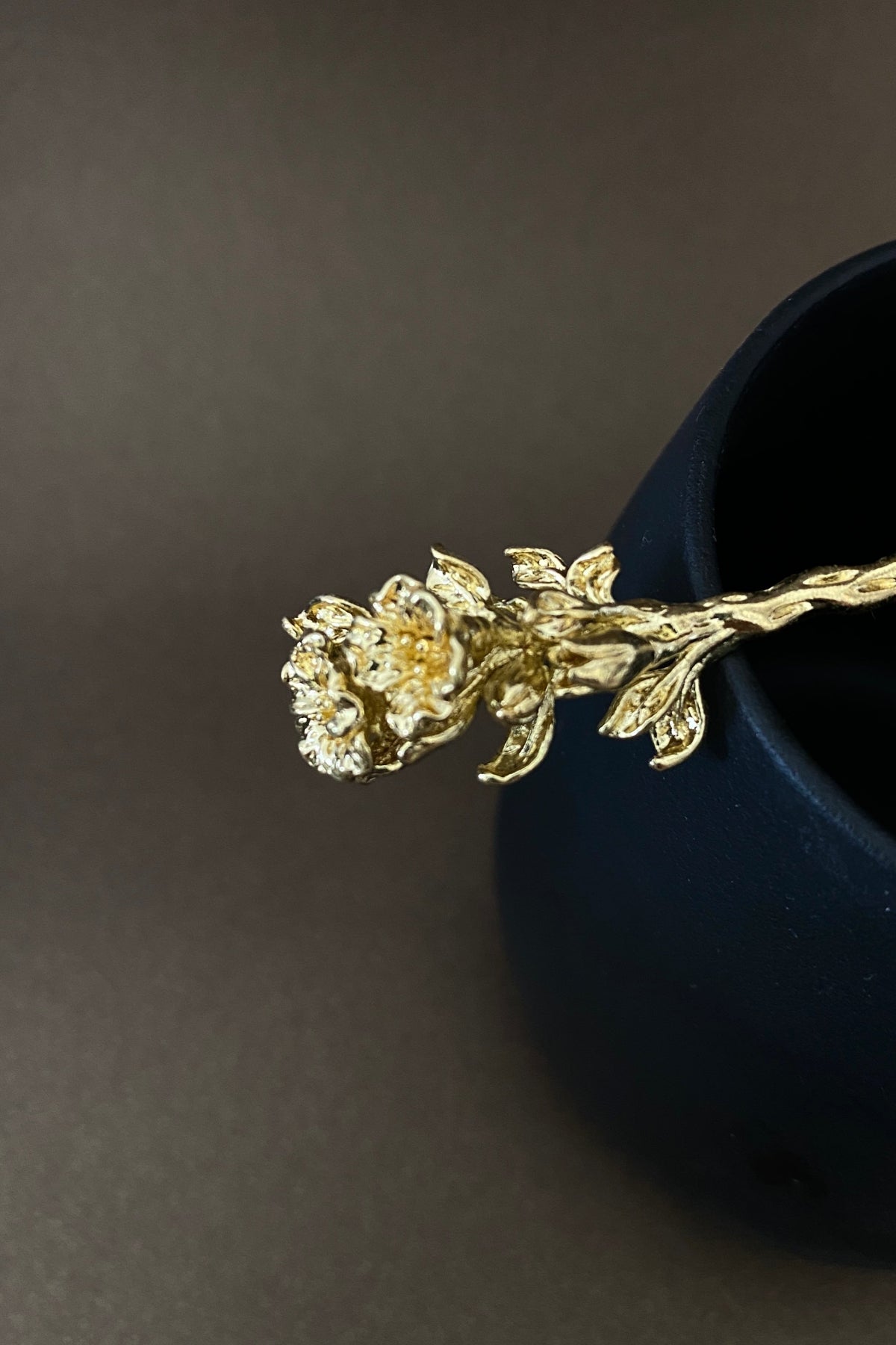 Épingle à cheveux dorée - Les fleurs de douze mois de l'année - HanWen Shop