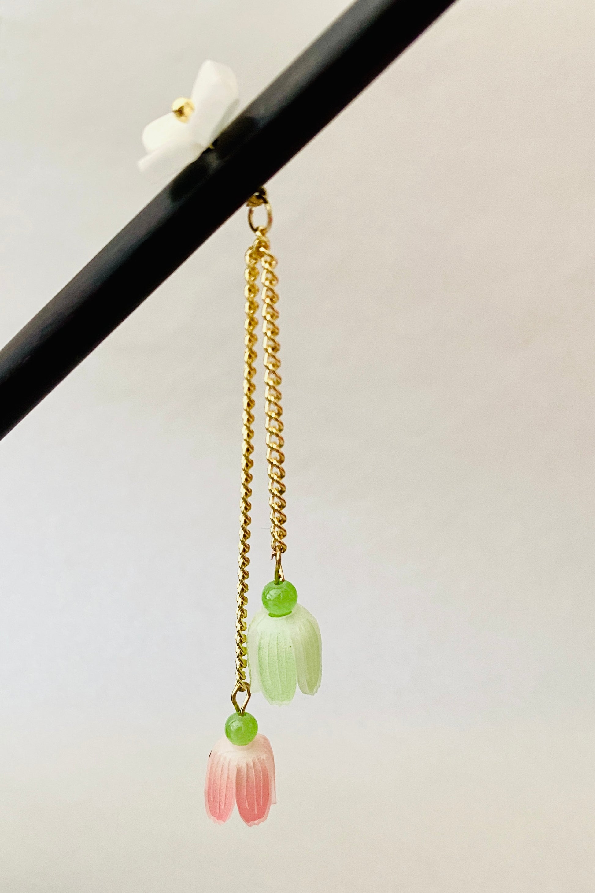 Épingle à cheveux en bois - Fleurs de cloche - HanWen Shop