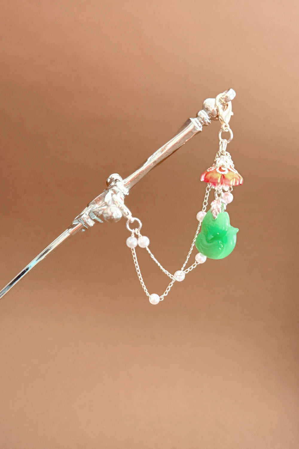 Épingle à cheveux en forme d'épée fait main - Petit Renard - HanWen Shop