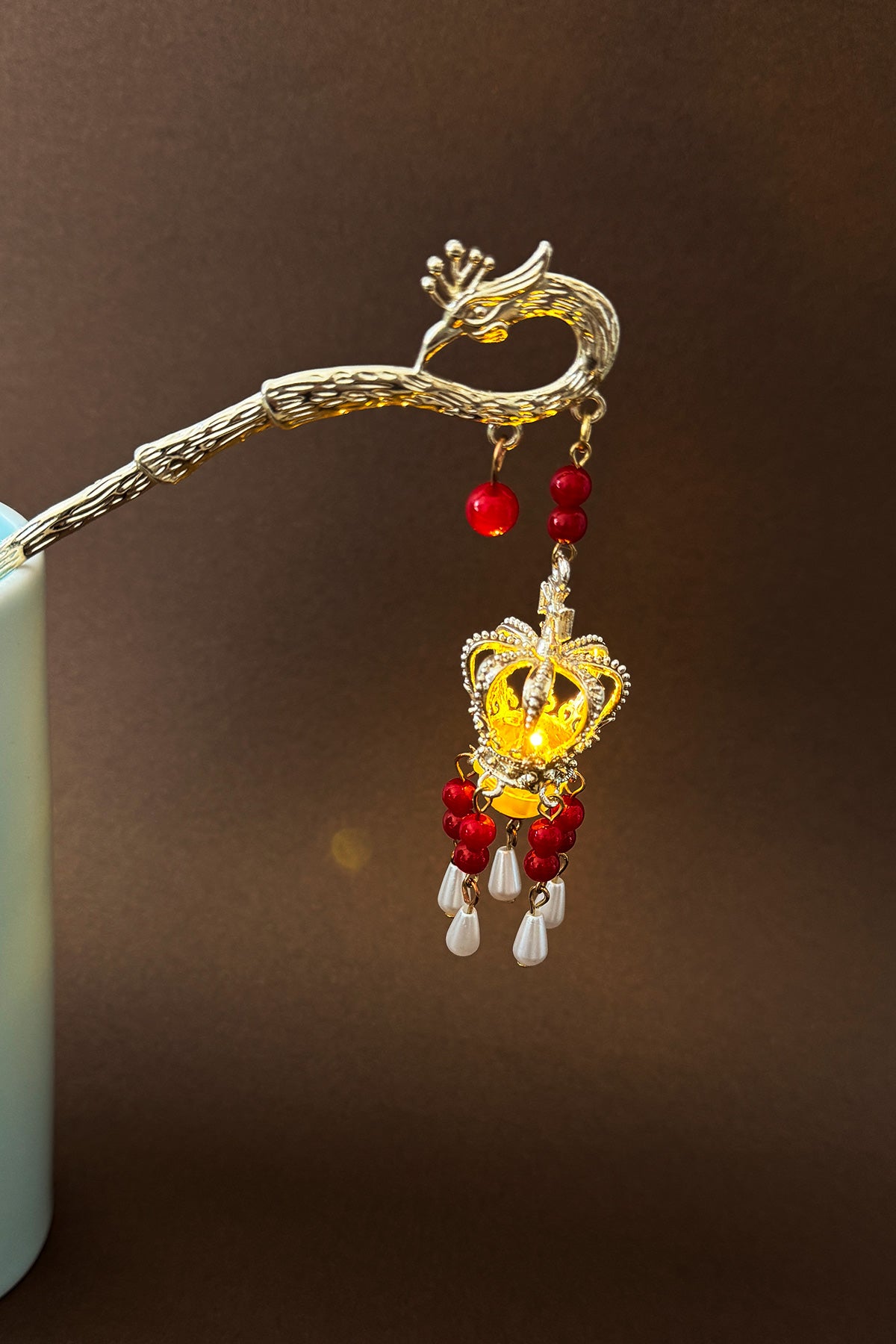 Épingle à cheveux avec lumière LED - Couronne - HanWen Shop