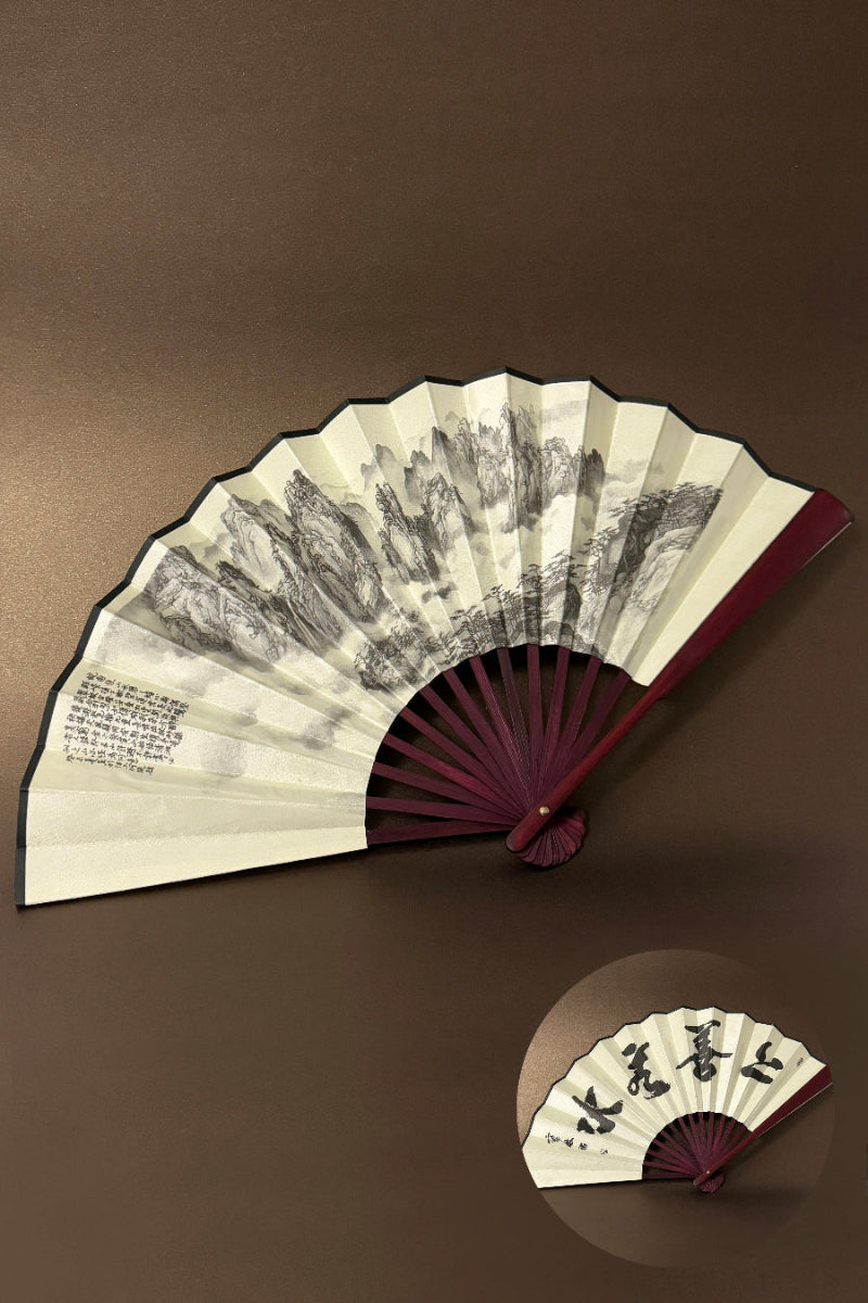 Éventail pliant de taille moyen - Collection classique - HanWen Shop