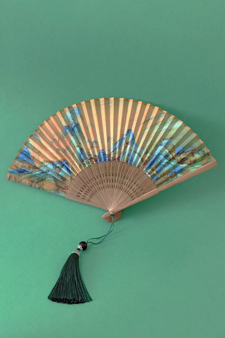 Éventail pliant de taille petite - Collection vintage - HanWen Shop