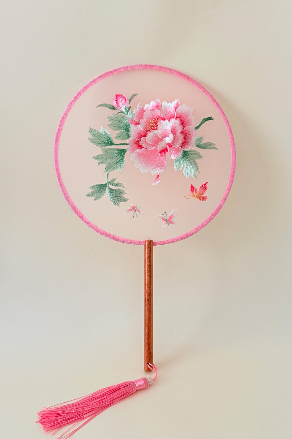 Éventail de soie - En rond - HanWen Shop