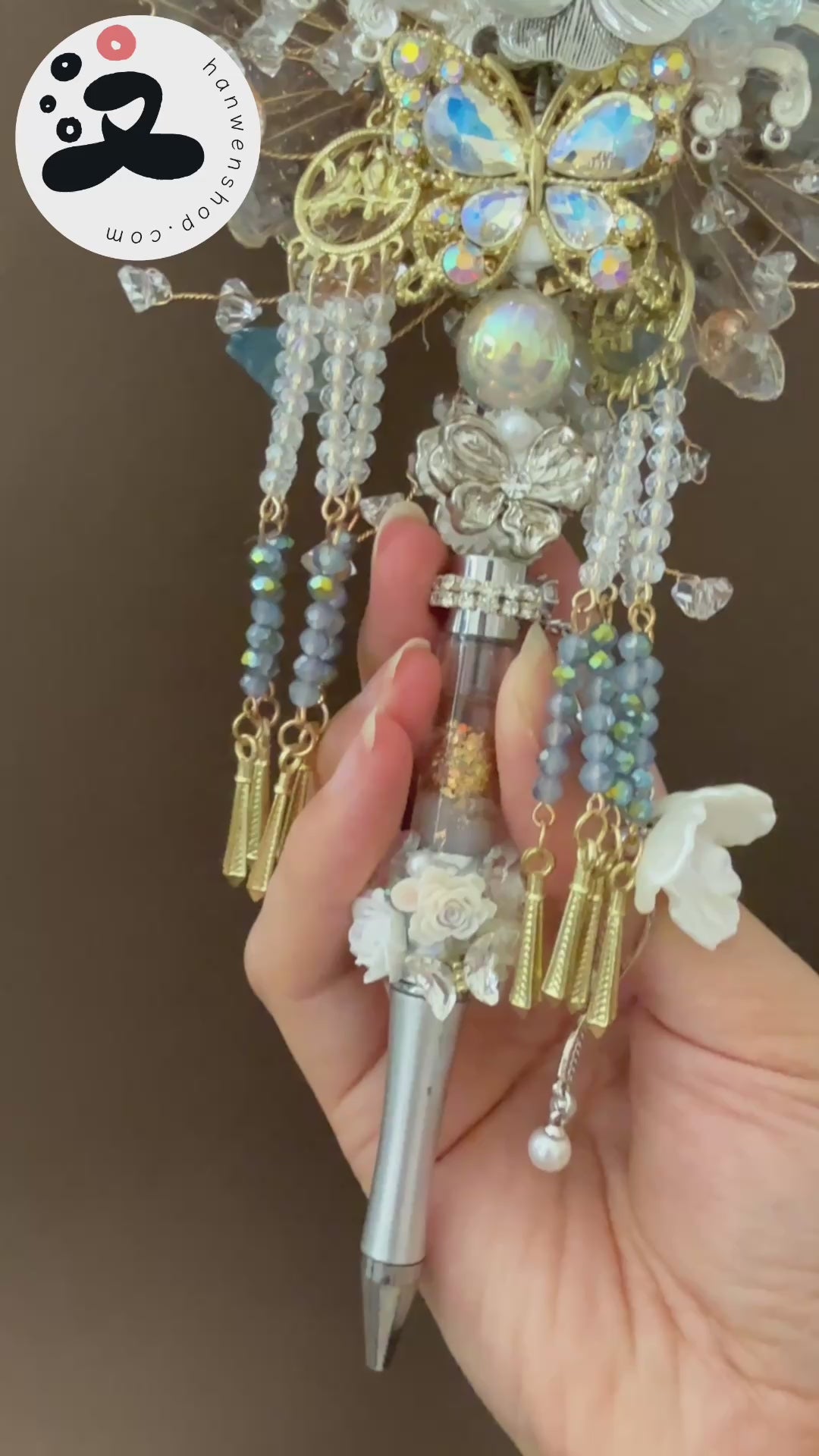 Stylo "POP MART" unique et fait à la main - Immortelle papillon - HanWen Shop