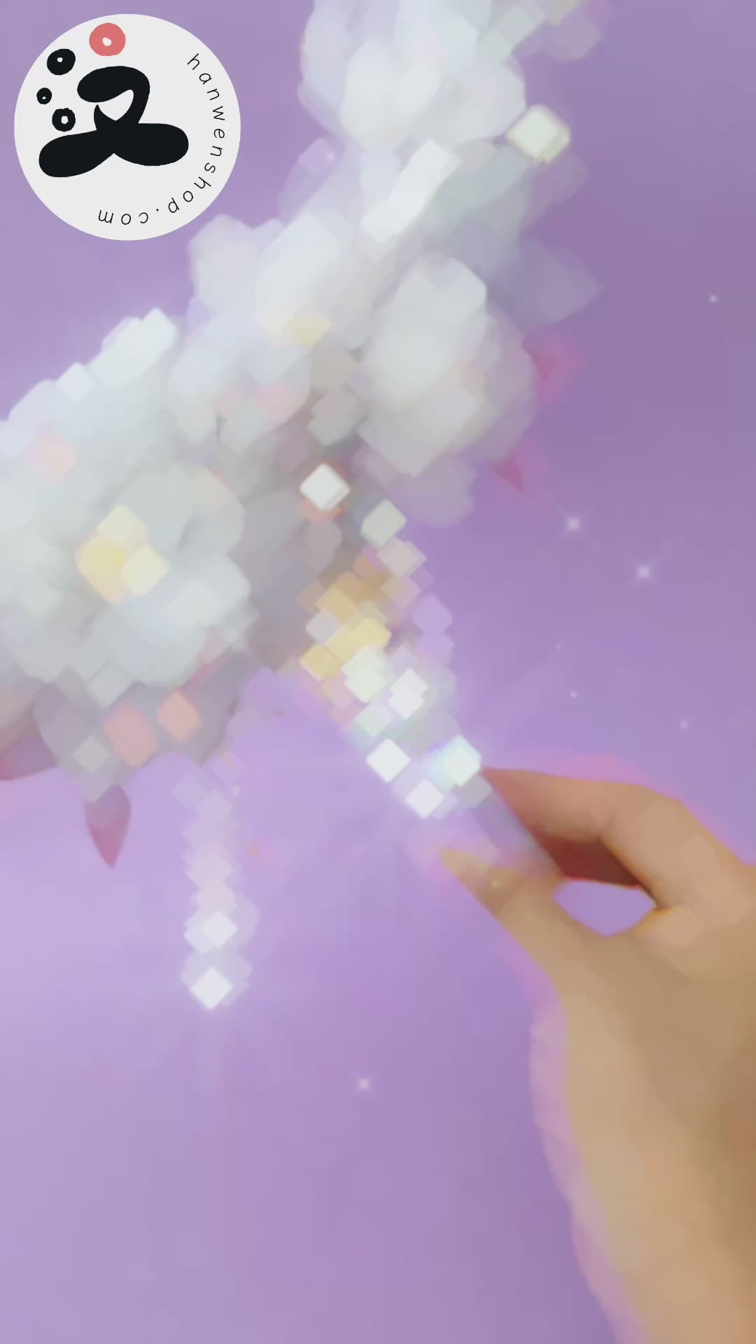 Stylo tactile "POP MART" de l'atelier de HanWen - Songe pourpre - HanWen Shop