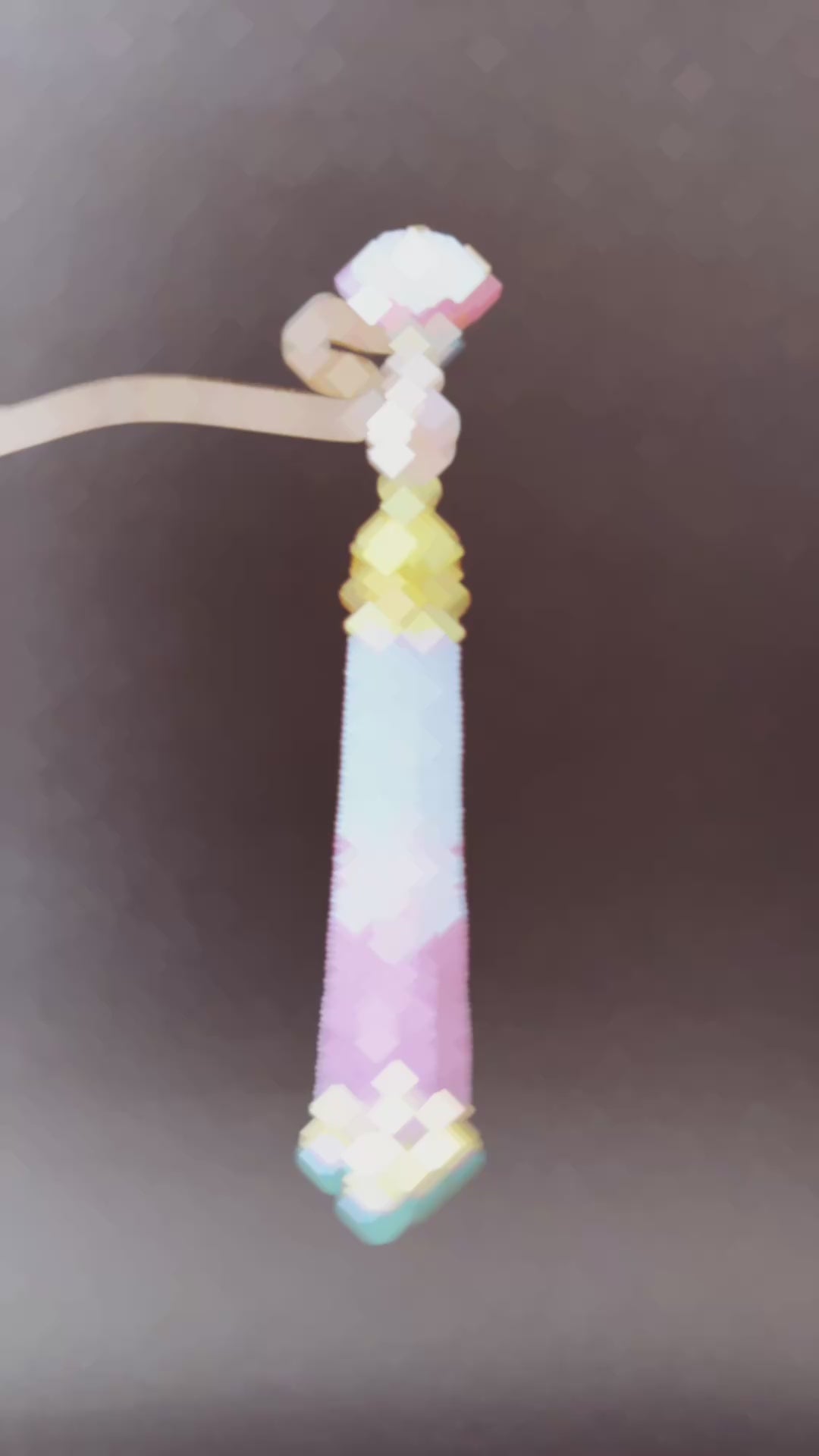 Épingle à cheveux en forme incurvée de l'atelier de HanWen - Teint Rosé