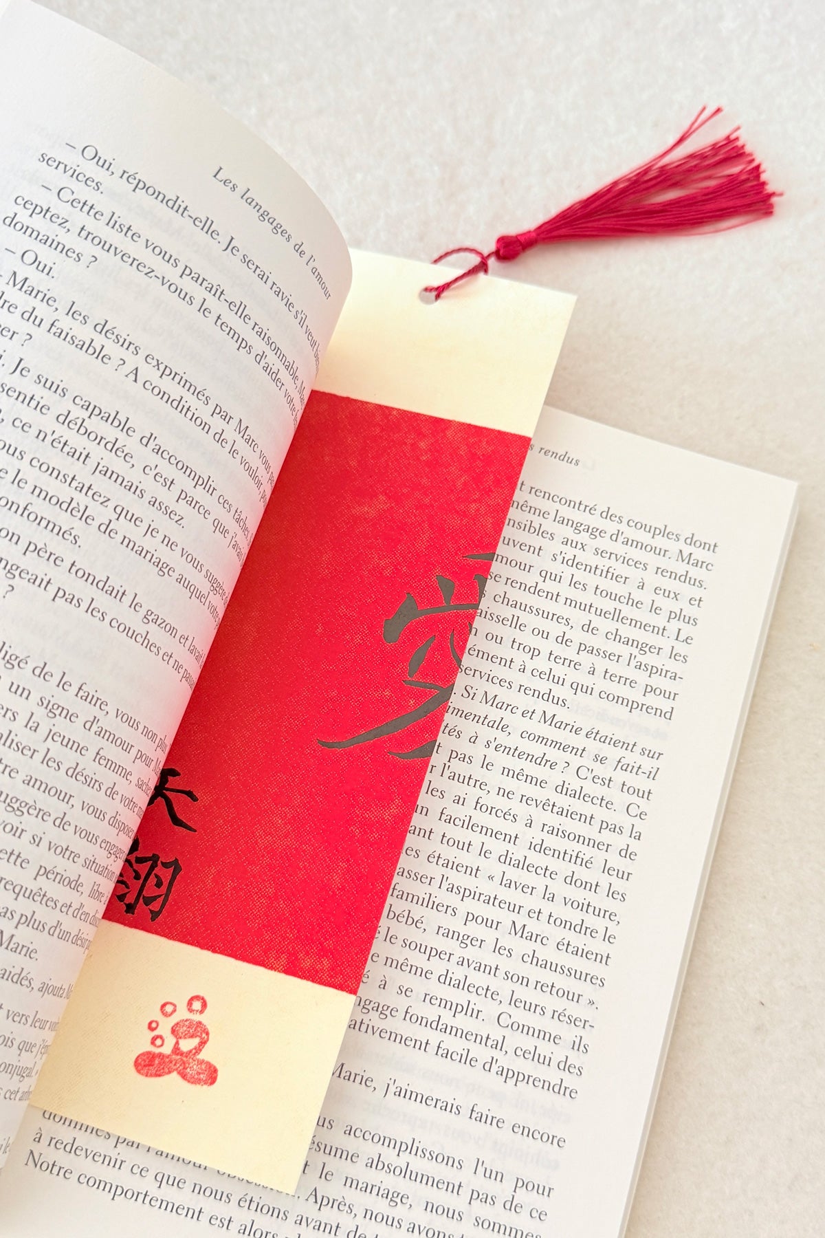 2 Marque-pages personnalisés – Calligraphie & prénom – Cadeau romantique - HanWen Shop