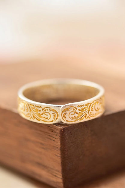 Bague en argent - Paix et joie - HanWen Shop