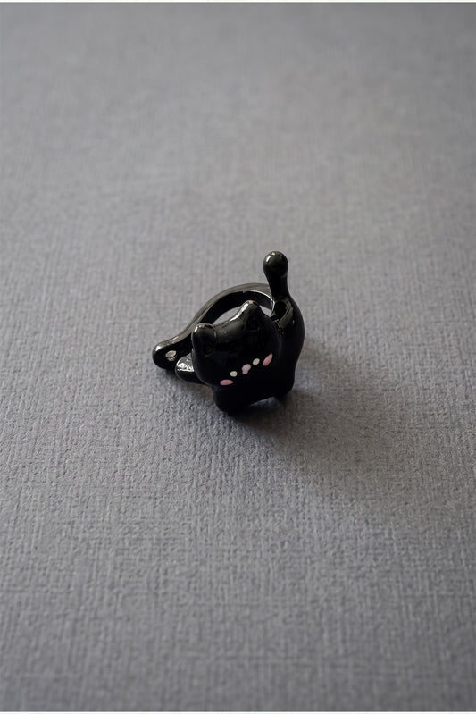 Boucles & Ear cuff Chat - HanWen Shop
