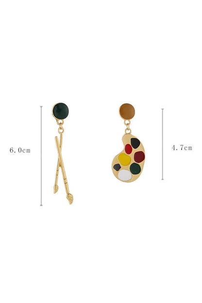 Boucles d’oreilles - Esprit Artiste & Fantaisie - HanWen Shop