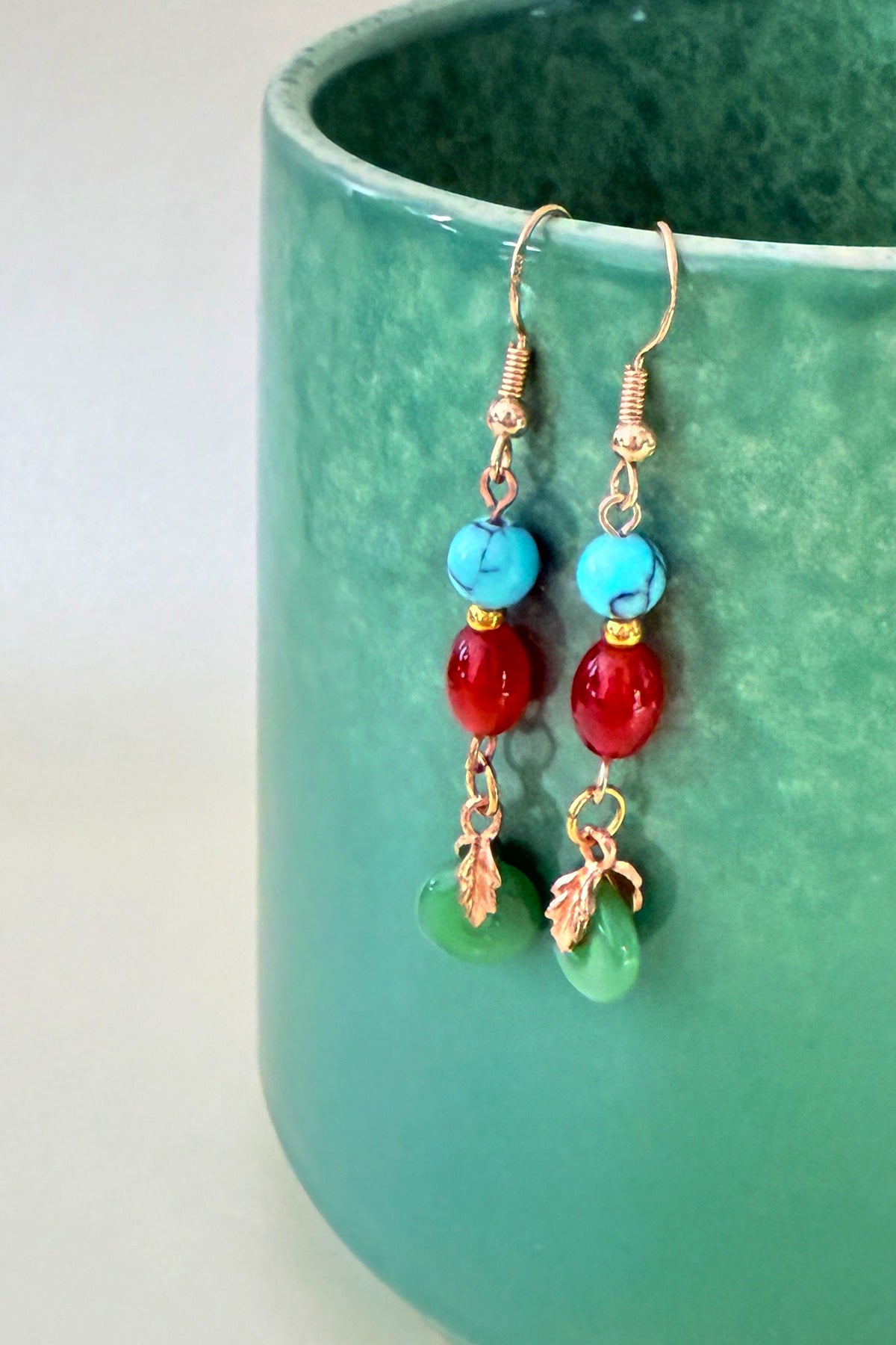 Boucles d’oreilles - Style jade - HanWen Shop