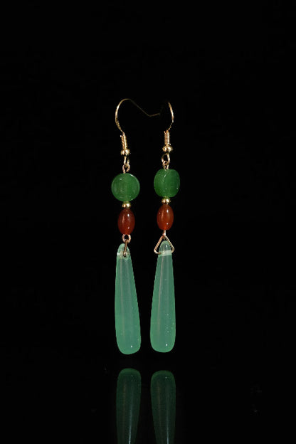Boucles d’oreilles - Style jade - HanWen Shop