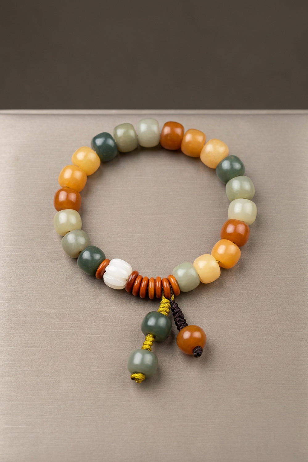 Bracelet en graines de Bodhi naturelles - Porte-bonheur - HanWen Shop