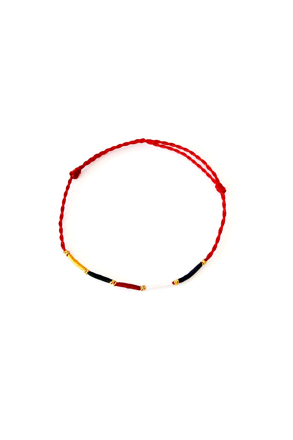 Bracelet de Protection « Cinq Couleurs » – Cordon Rouge Porte-Bonheur - HanWen Shop
