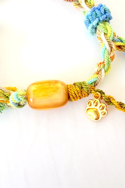 Bracelet apaisant fait main et personnalisable - Douceur printanière – Chat - HanWen Shop