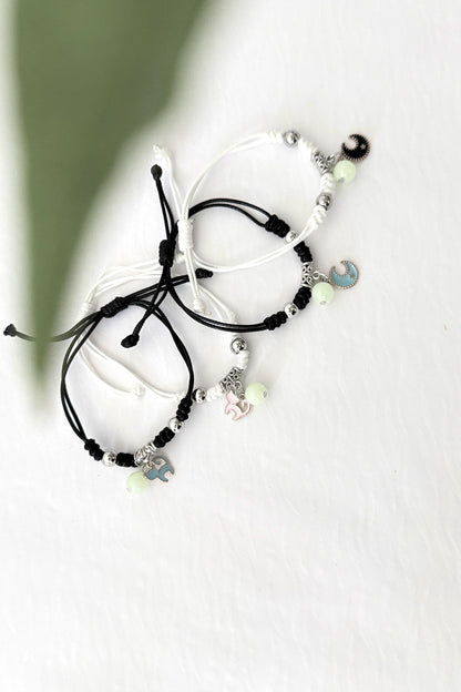 Bracelet cordon - Perle Lumineuse -HanWen Shop