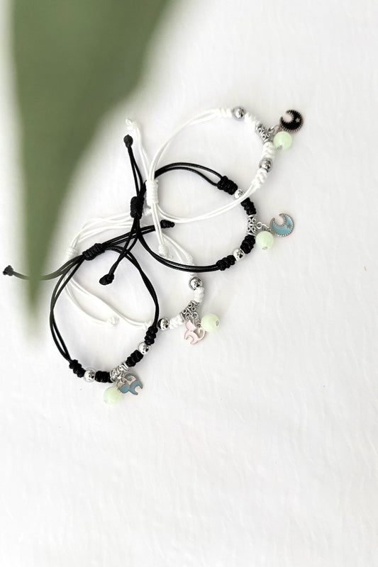 Bracelet cordon - Perle Lumineuse -HanWen Shop
