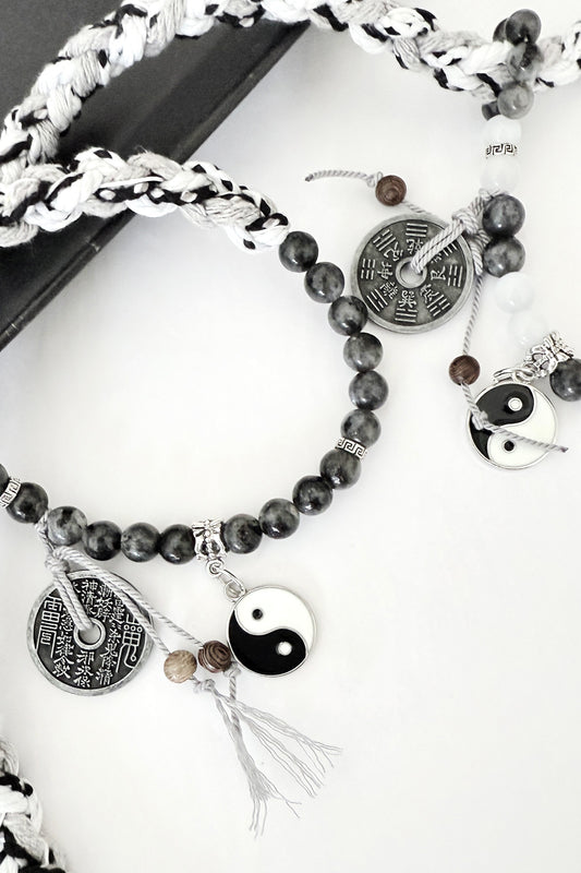 Bracelet cordon - Yin-Yang - HanWen Shop
