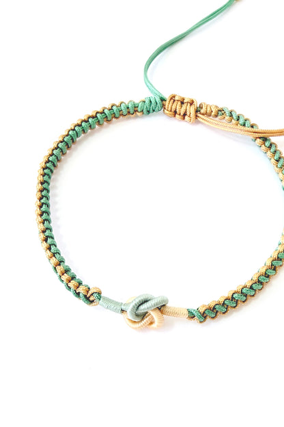 Bracelet cordon personnalisable - Nœud des cœurs unis - HanWen Shop