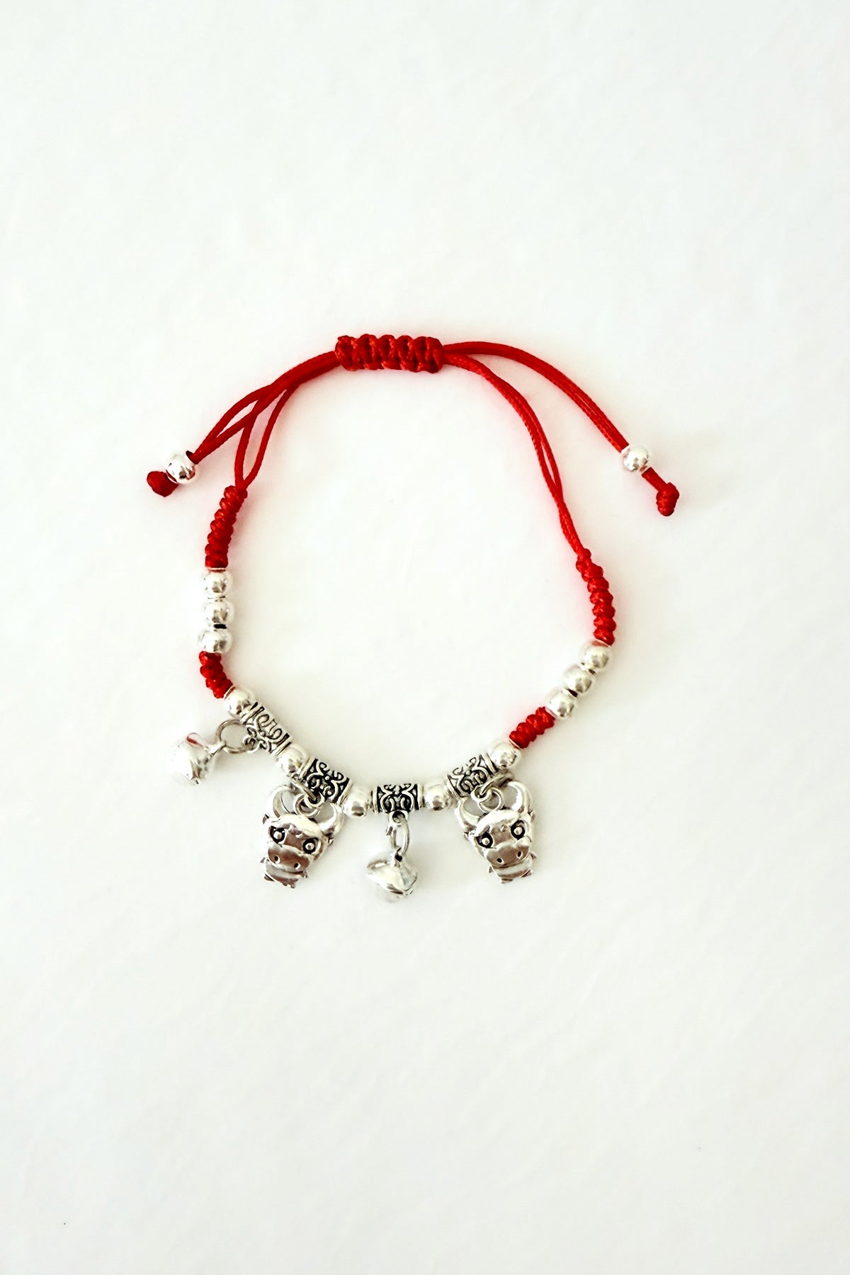 Bracelet cordon rouge - 12 signes du zodiaque - Buffle - HanWen Shop