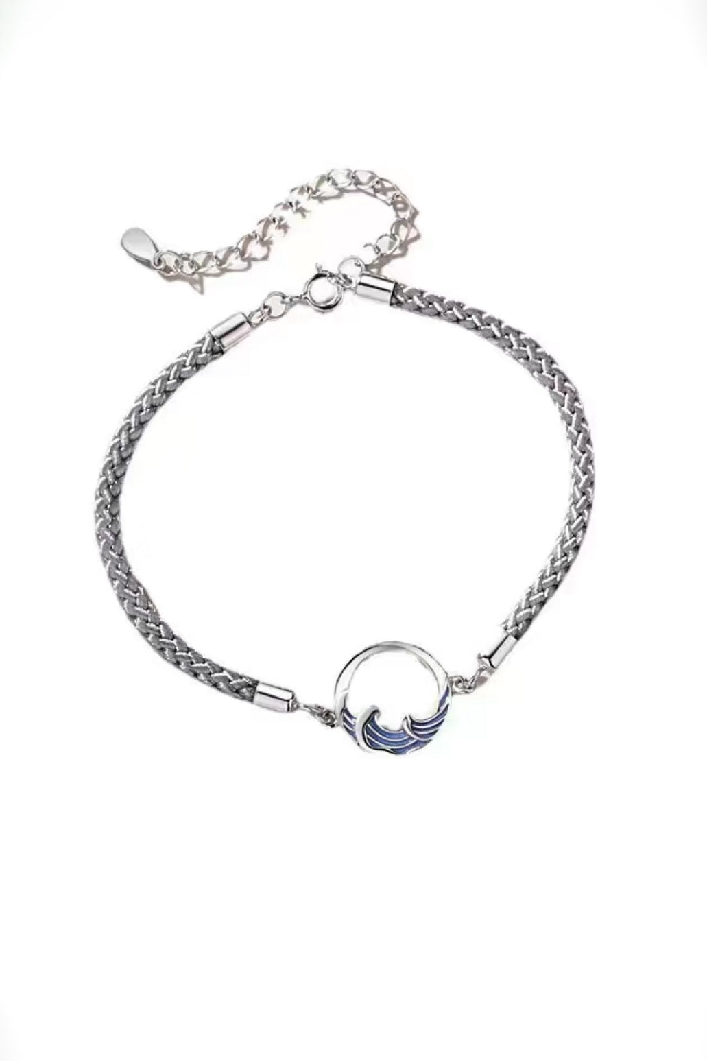 Bracelet couple – Paire de bracelets en argent -HanWen Shop