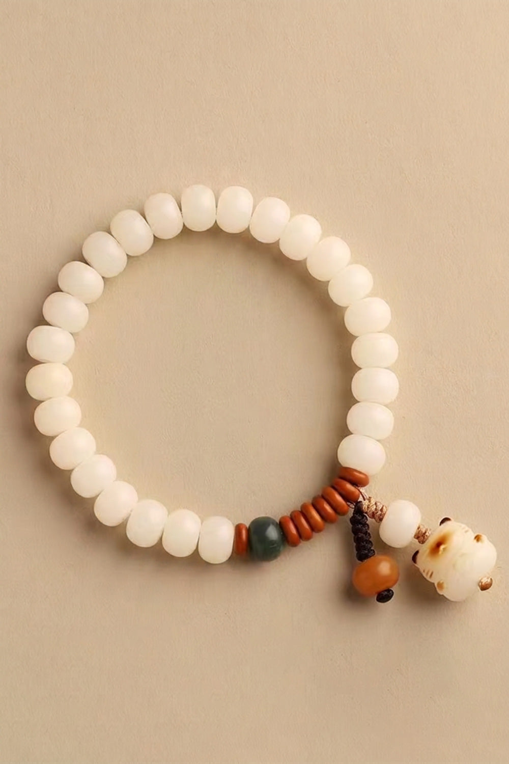 Bracelet en graines de Bodhi naturelles - Chat - HanWen Shop