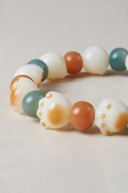 Bracelet en graines de Bodhi naturelles - Chat - HanWen Shop