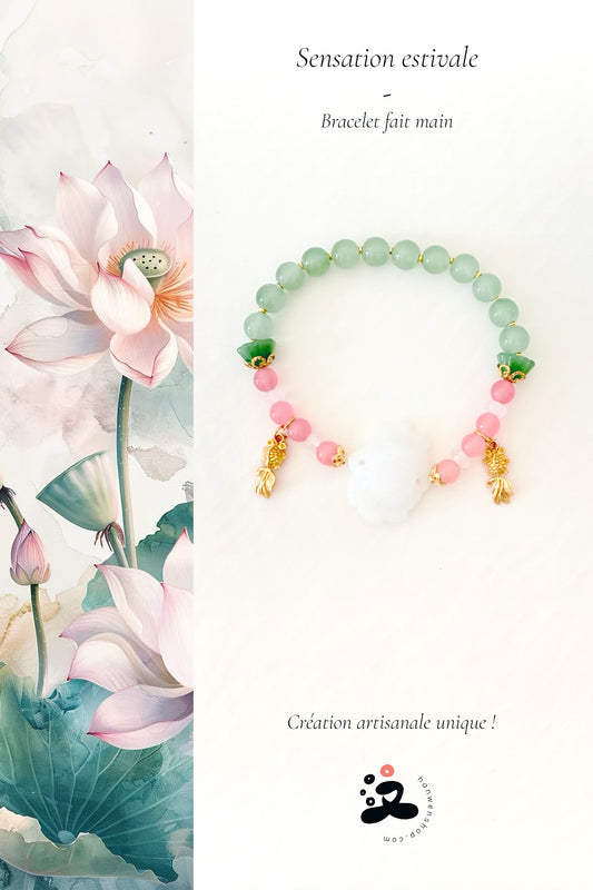 Bracelet fait main - 🪷 Lotus - HanWen Shop