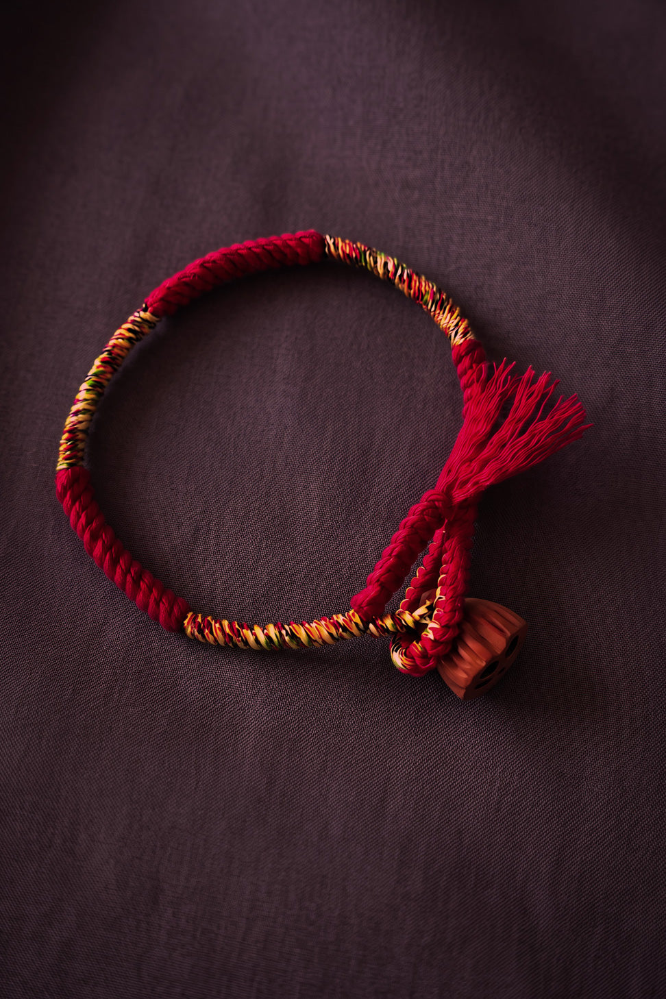 Bracelet rouge porte-bonheur – Perle en bois au choix - HanWen Shop