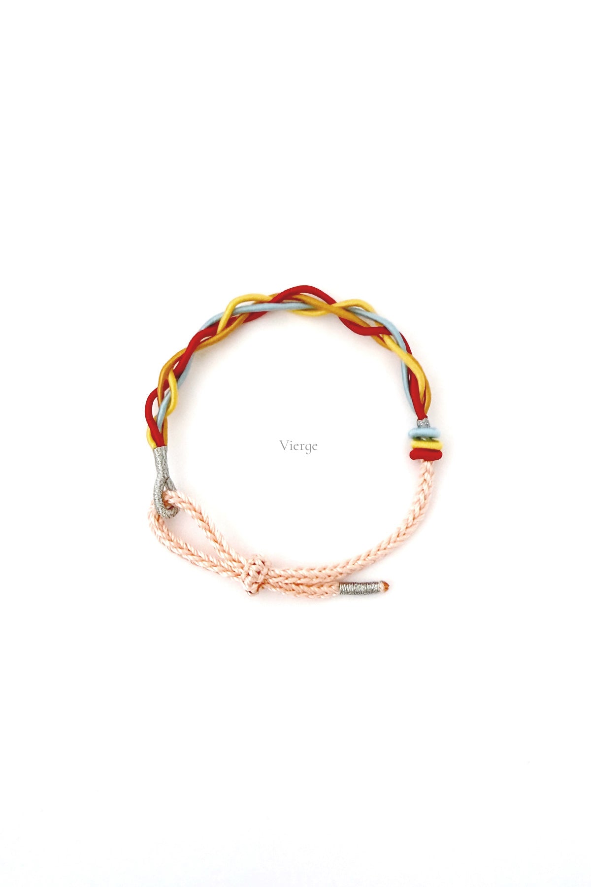 Bracelet tressé porte-bonheur fait main - aux couleurs des 12 signes du zodiaque - Vierge - Hanwen Shop