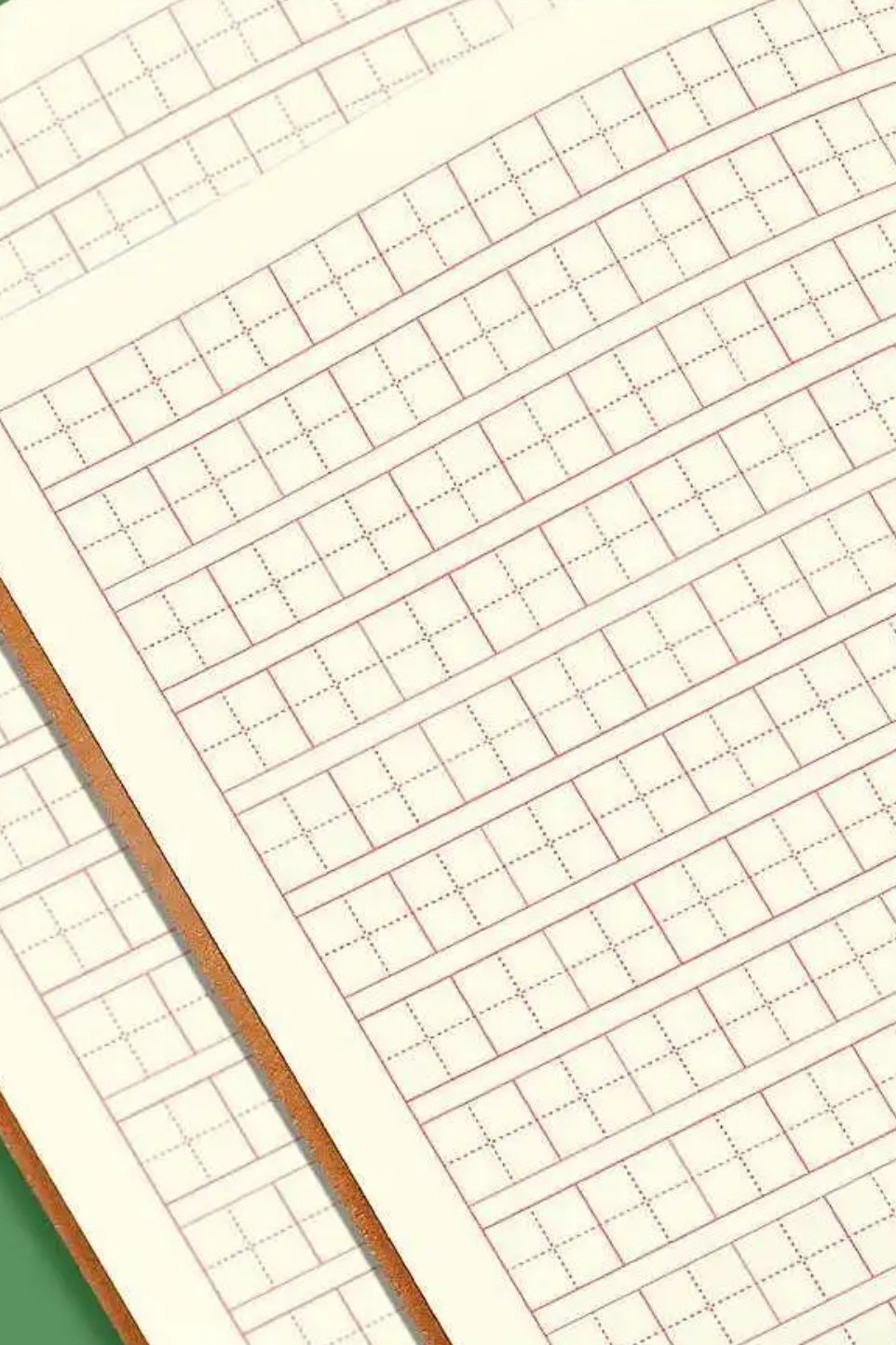 Cahier d’entraînement sur les caractères chinois grille en champs