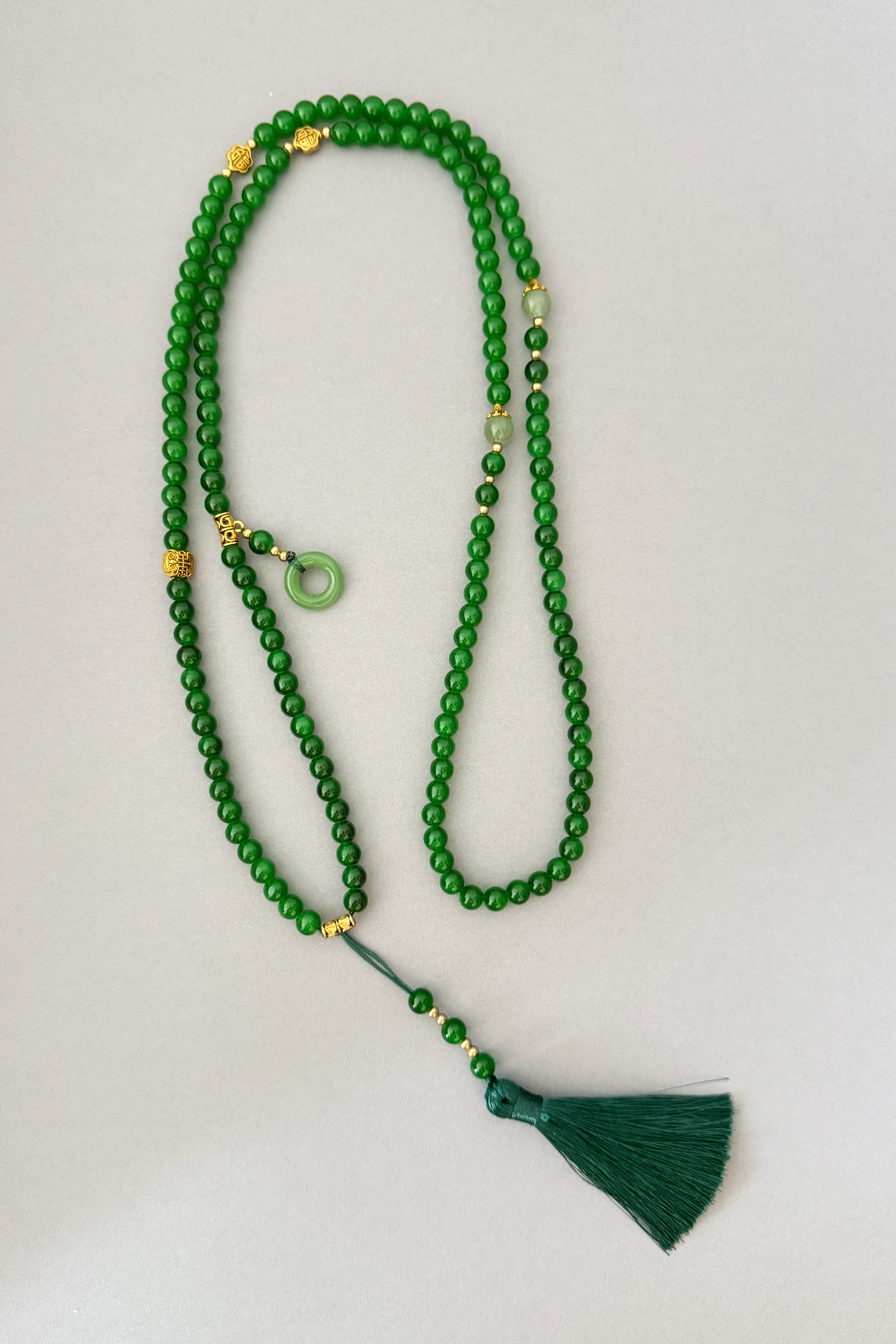 Collier de la dynastie Qing 清 - Chaîne longue en perles - HanWen Shop