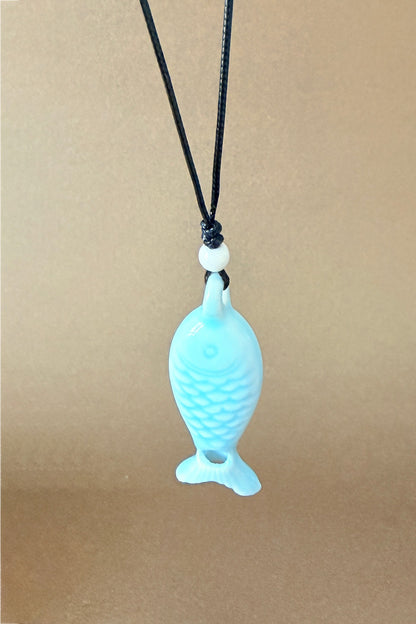 Collier en Céramique - Sifflet en forme de poisson - HanWen Shop