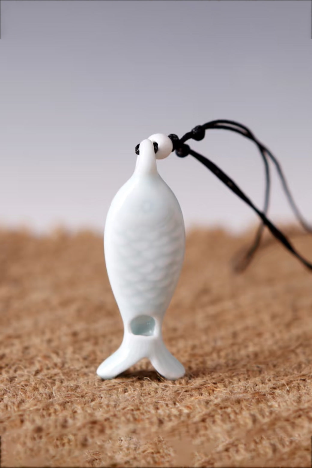 Collier en Céramique - Sifflet en forme de poisson - HanWen Shop
