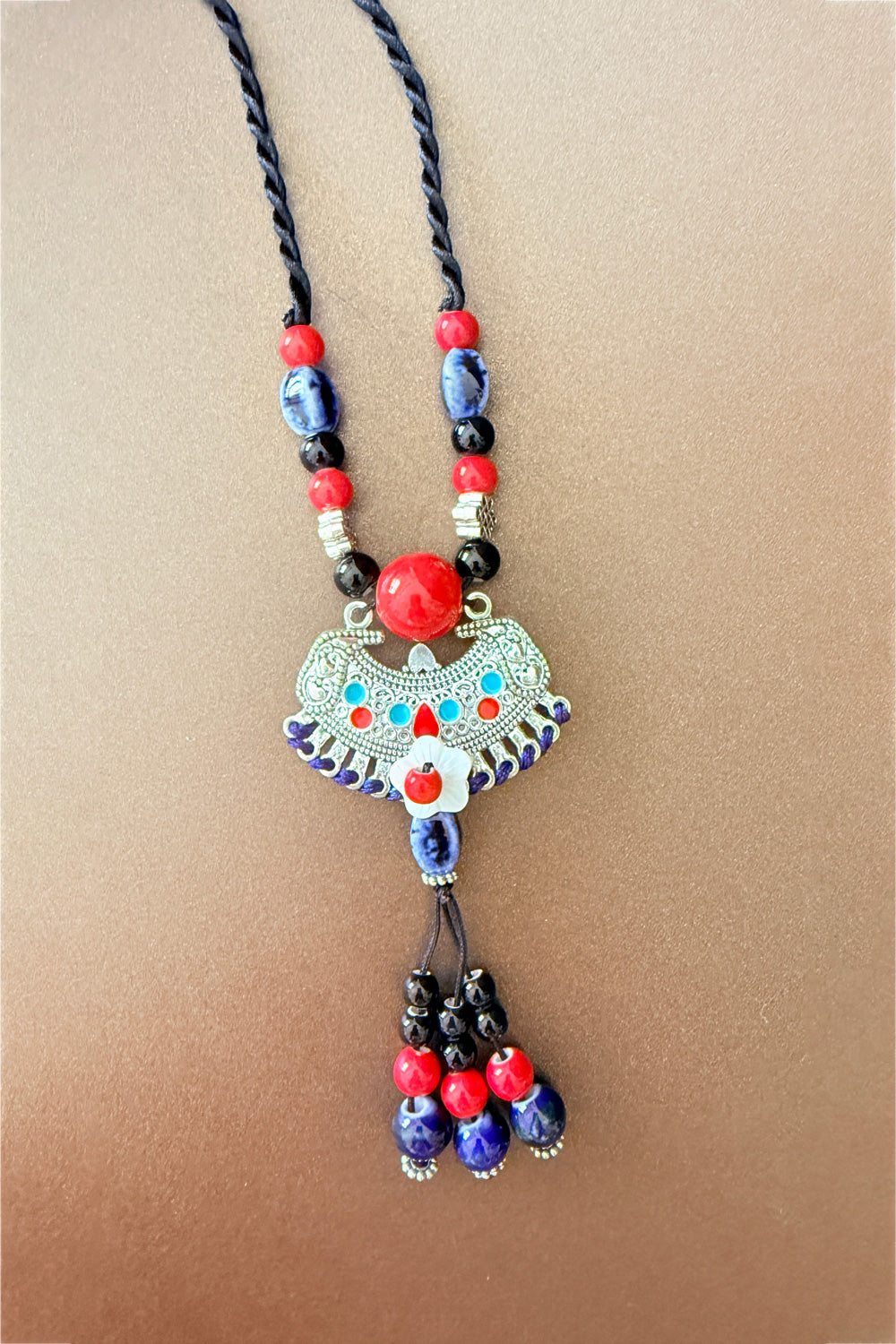 Collier en Céramique - Style Tibétain - HanWen Shop
