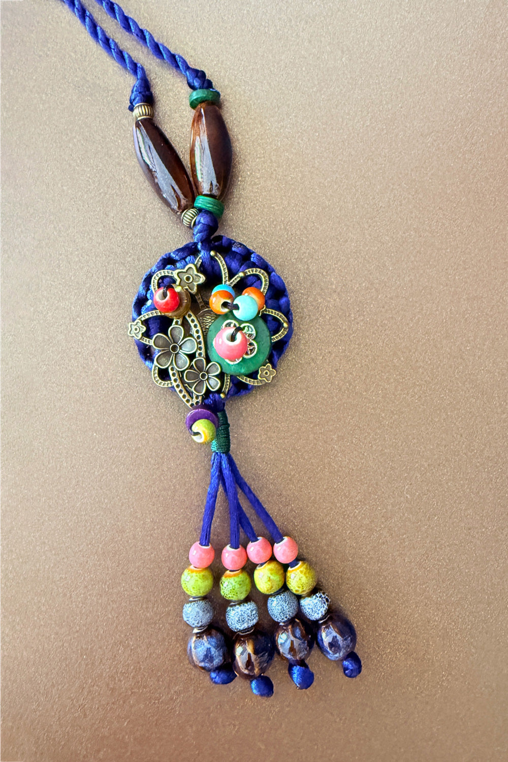Collier en Céramique - Style Tibétain - HanWen Shop