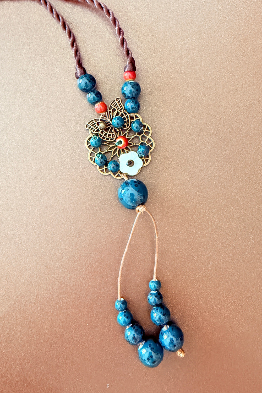 Collier en Céramique - Style Tibétain - HanWen Shop