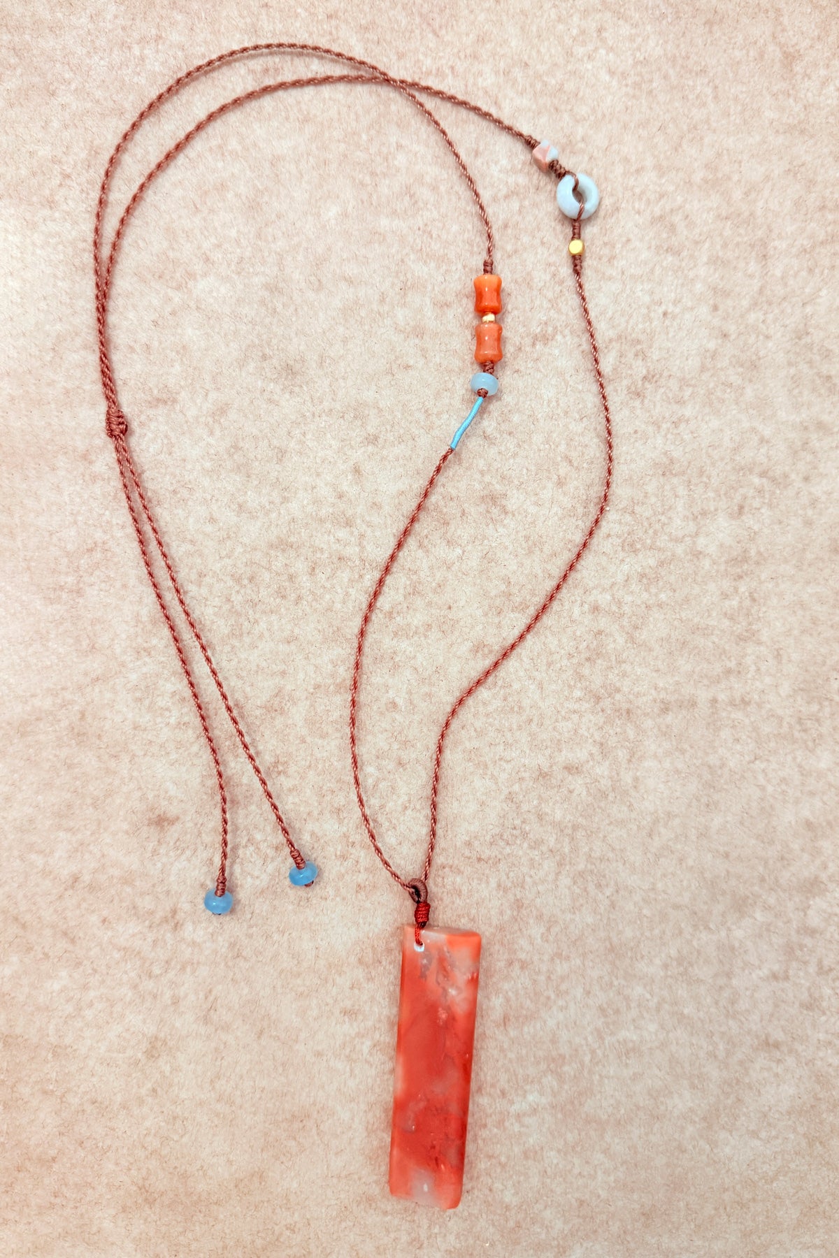 Collier personnalisé en pierre - Porte-bonheur - HanWen Shop
