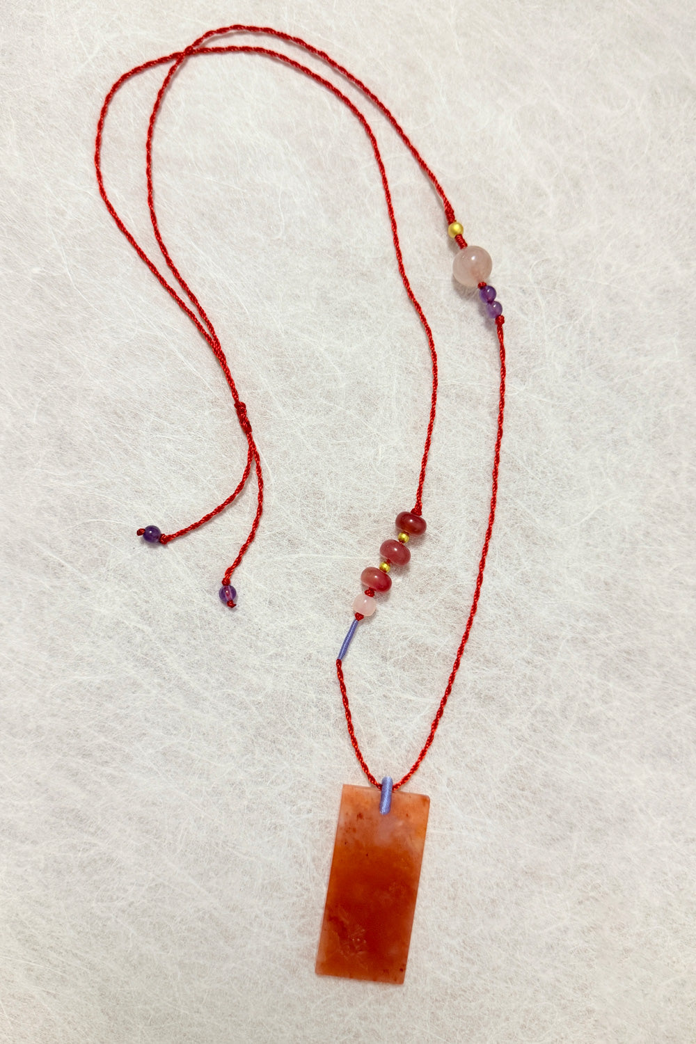 Collier personnalisé en pierre - Porte-bonheur - HanWen Shop
