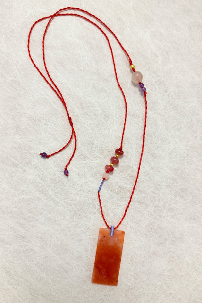 Collier personnalisé en pierre - Porte-bonheur - HanWen Shop