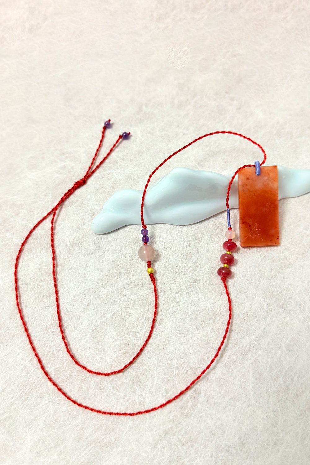 Collier personnalisé en pierre - Porte-bonheur - HanWen Shop