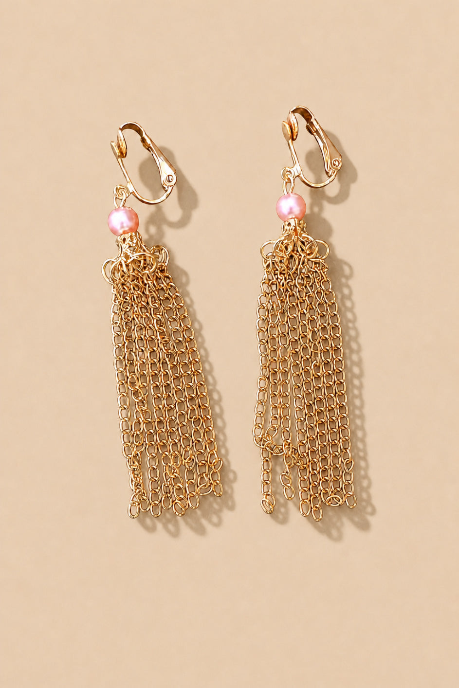 Couronne du Phénix & boucles d'oreilles - Mariée doré rose - HanWen Shop