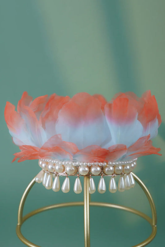 Couronne florale en soie « Koï » - HanWen Shop