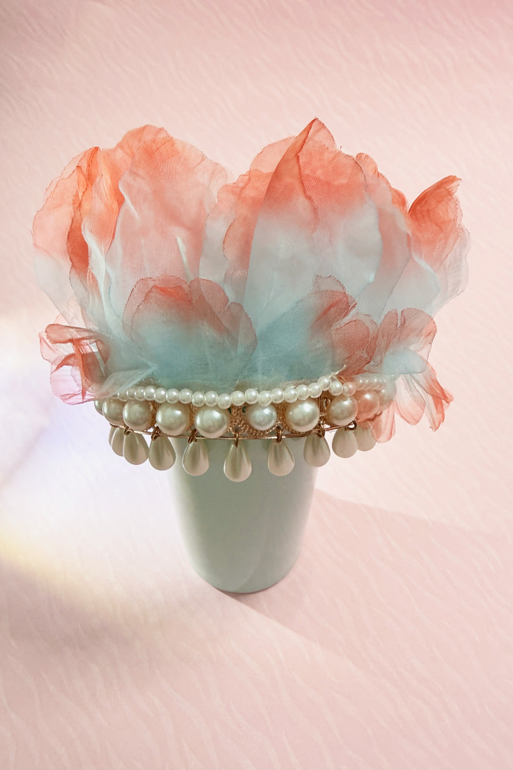 Couronne florale en soie « Koï » - HanWen Shop