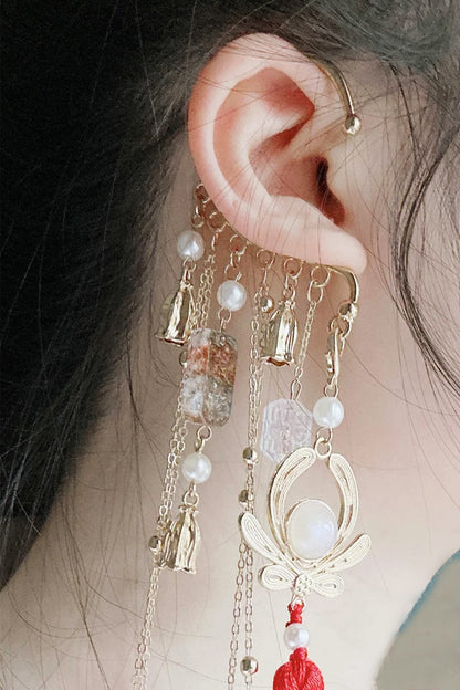 Crochet d’oreille à pampilles - HanWen Shop