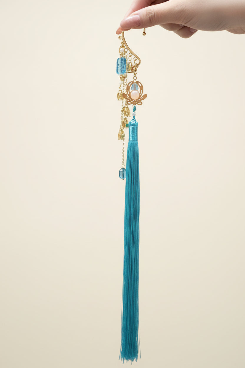 Crochet d’oreille à pampilles - HanWen Shop