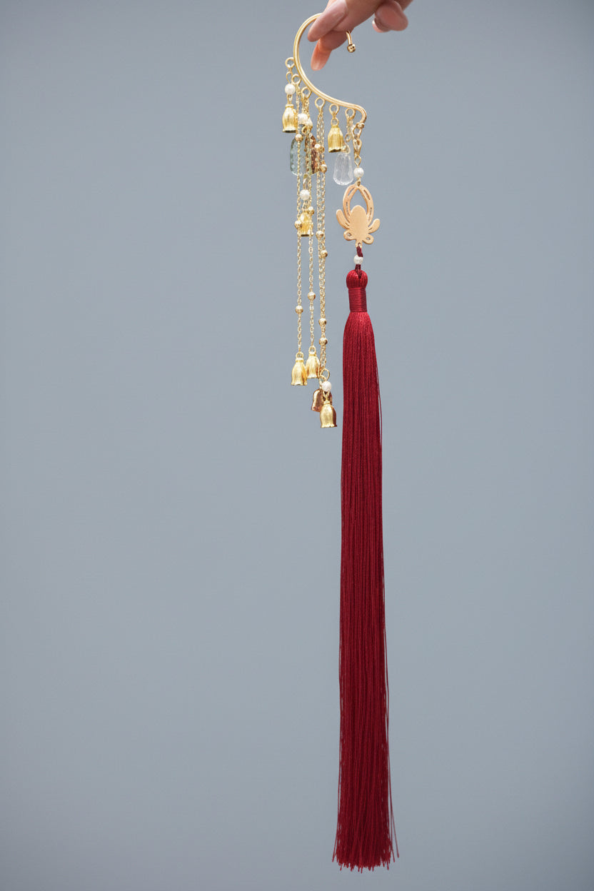 Crochet d’oreille à pampilles - HanWen Shop