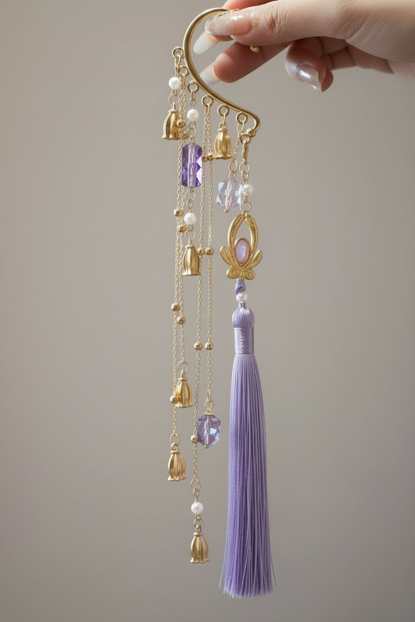 Crochet d’oreille à pampilles - HanWen Shop