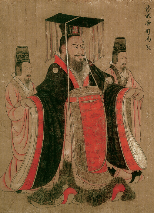 Dynastie Tang Yan Liben Portraits des empereurs des dynasties passées